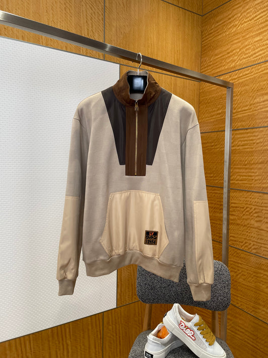 LOU HALF ZIP JUMPER