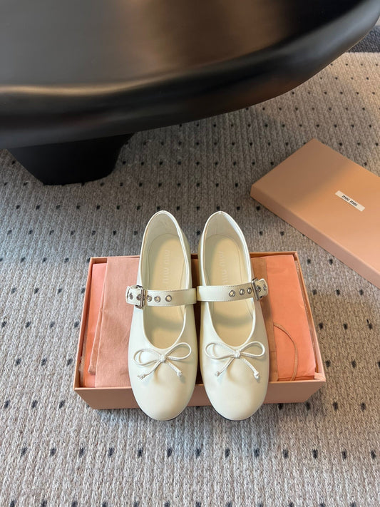 MIU M BALLERINA FLATS