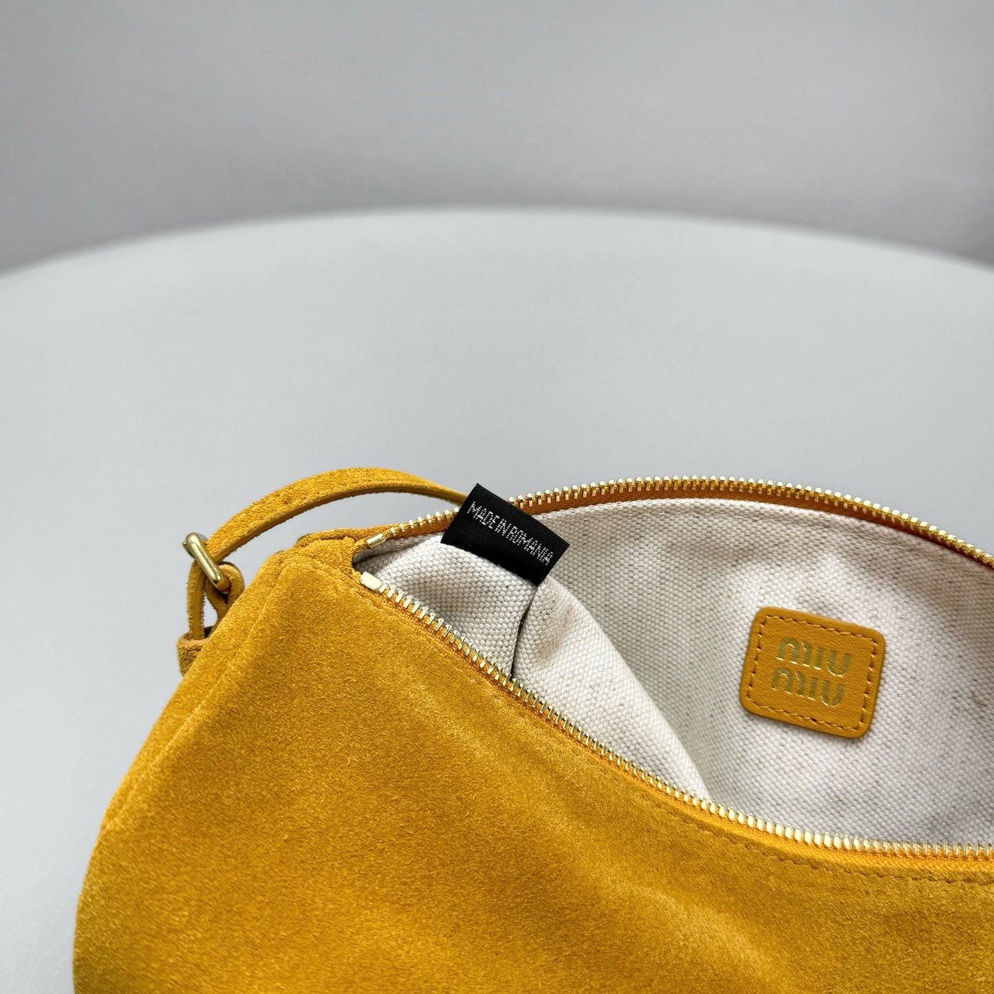 MIU M SUEDE POUCH