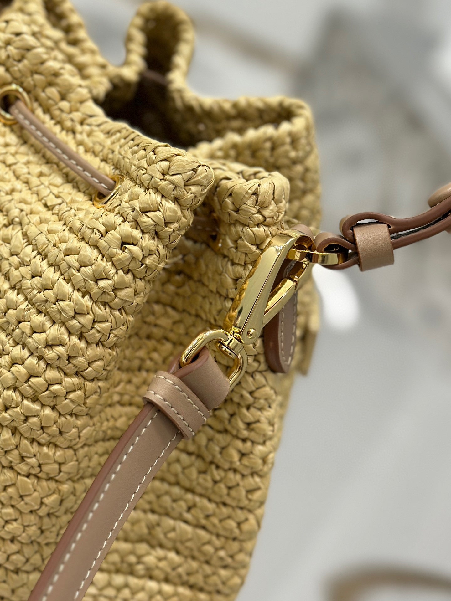 PD CROCHET MINI BUCKET BAG