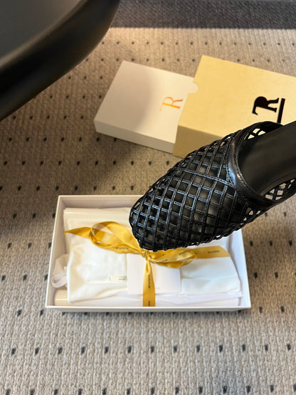 THE ROW LEATHER MULES