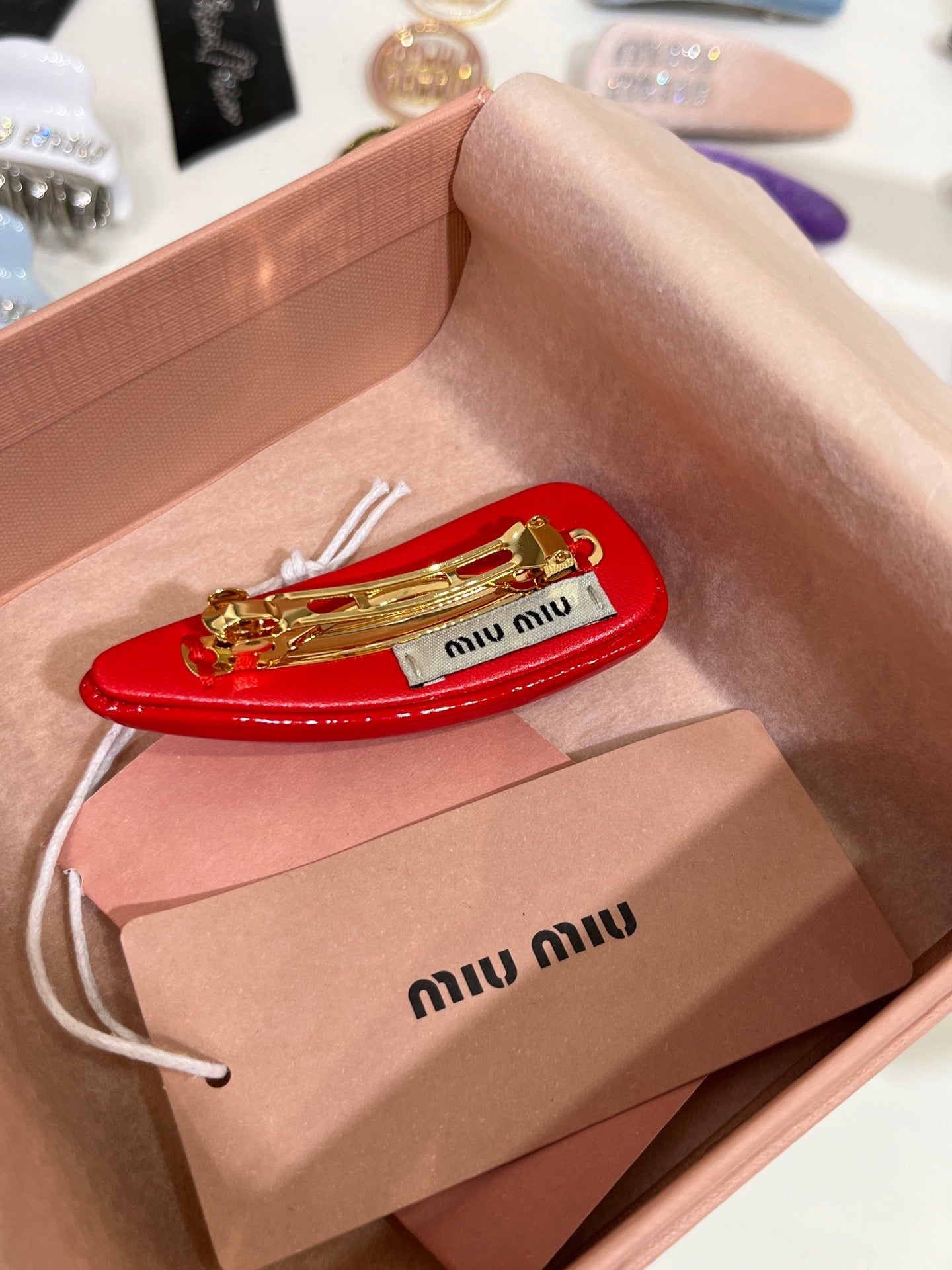 MIU M HAIR CLIP