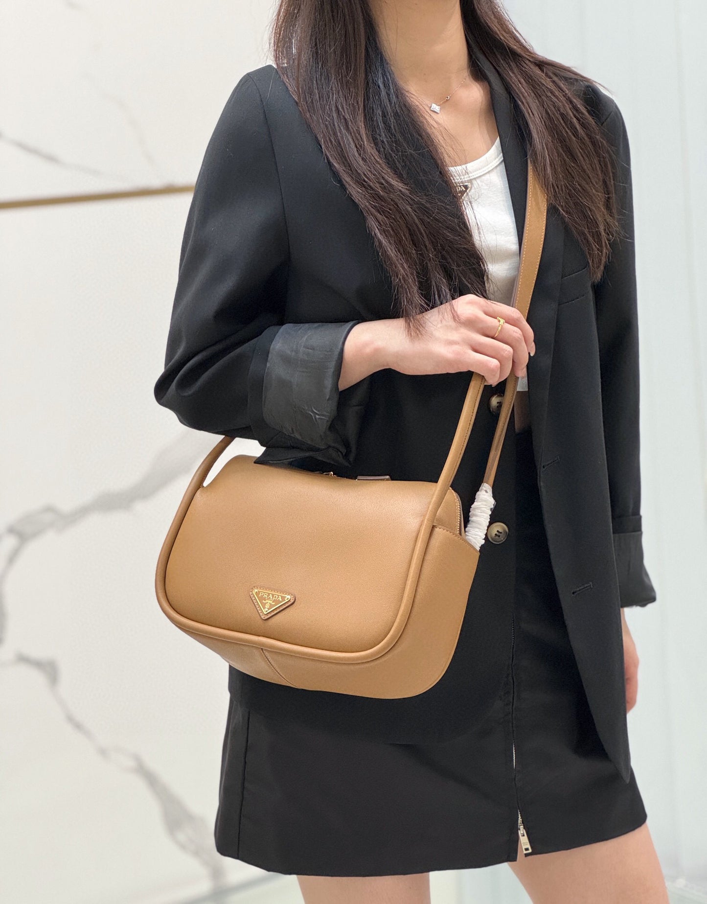 PD LEATHER HANDBAG