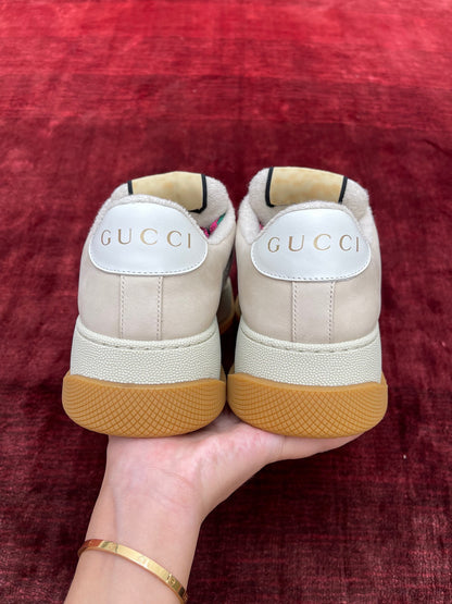 GG SCREENER LEATHER SNEAKERS