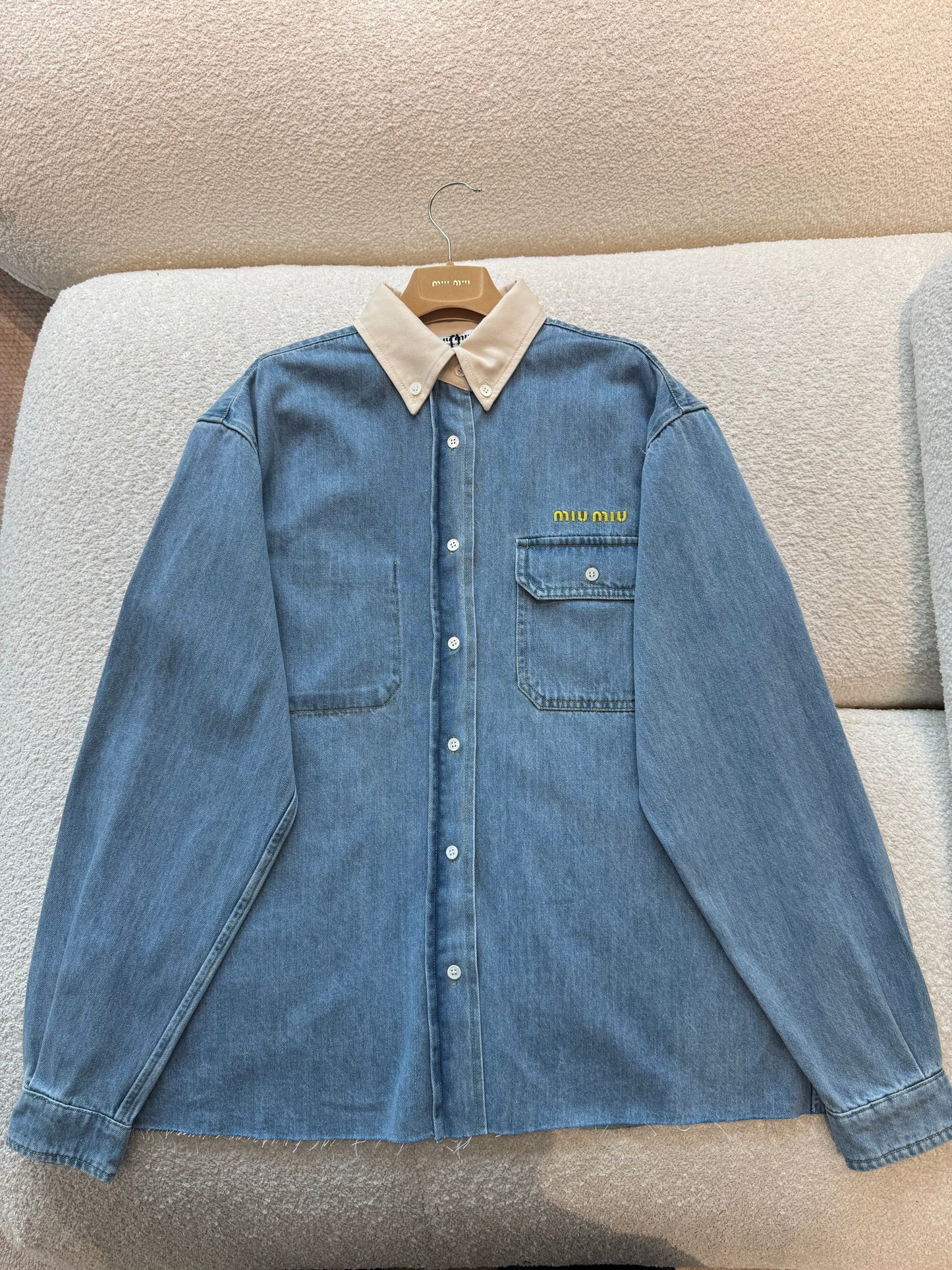 MIU M DENIM SHIRT
