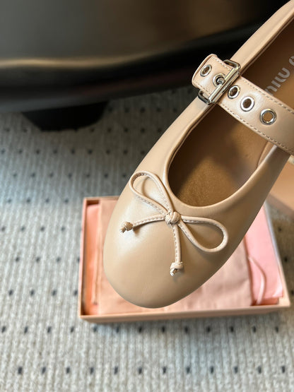 MIU M BALLERINA FLATS