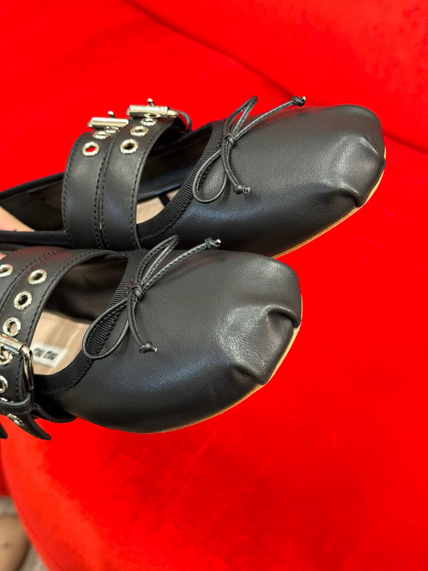 MIU M BALLERINA FLATS