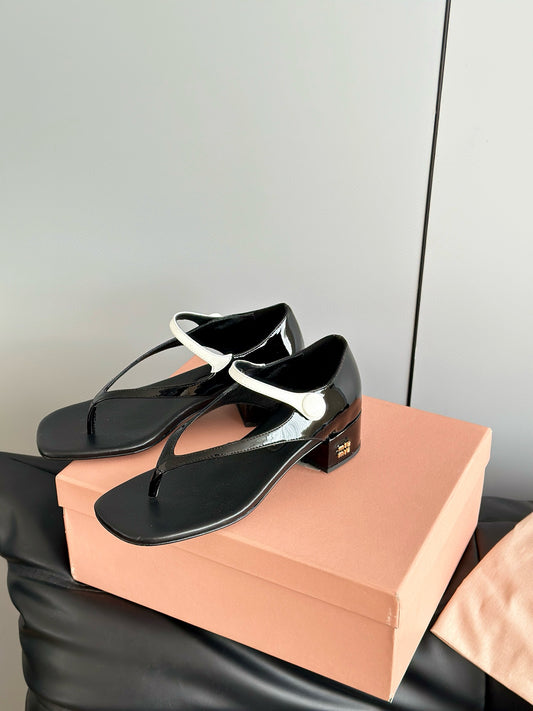 MIU M THONG SANDALS