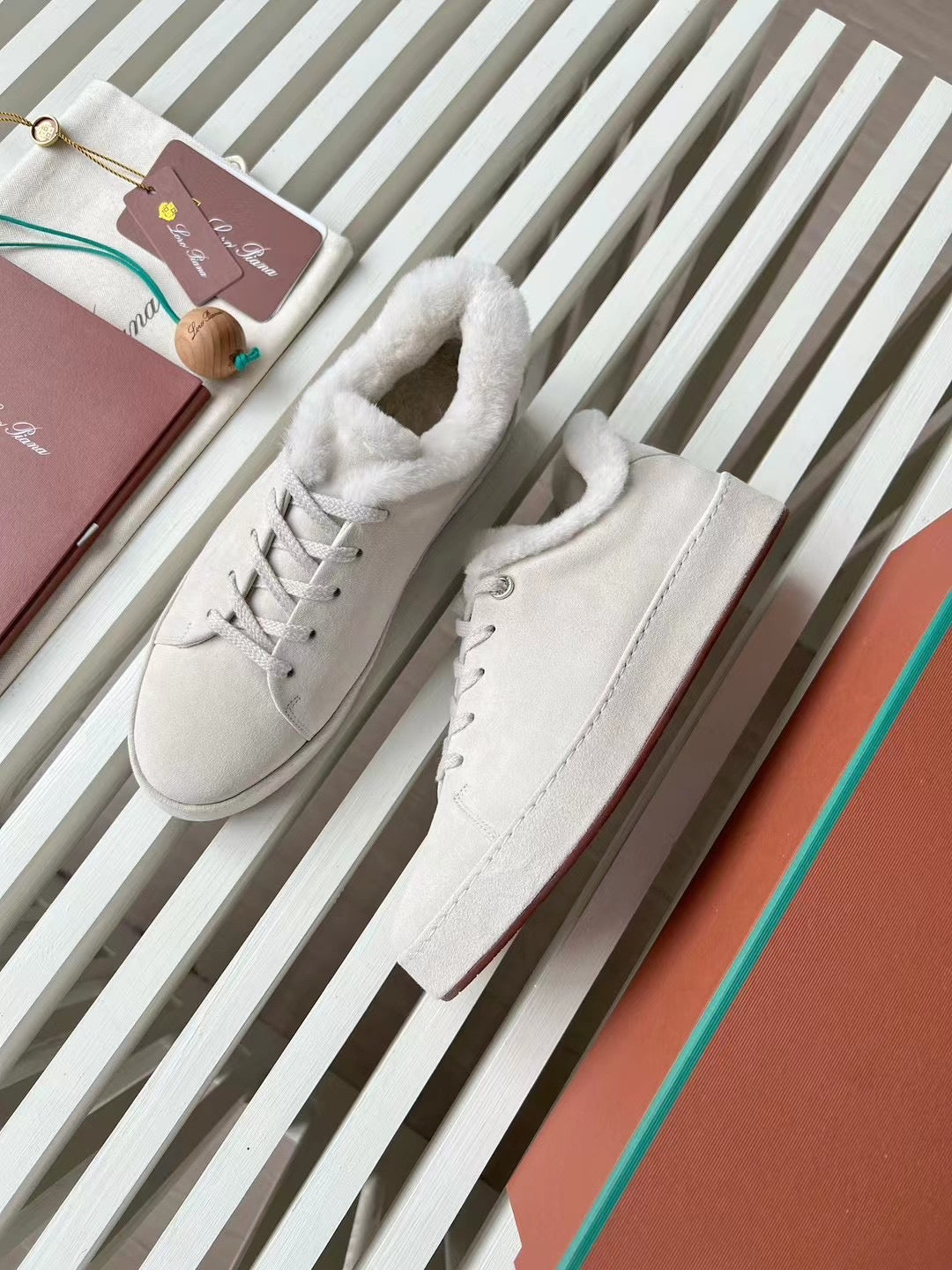 LORO P FUR NUAGES SNEAKERS