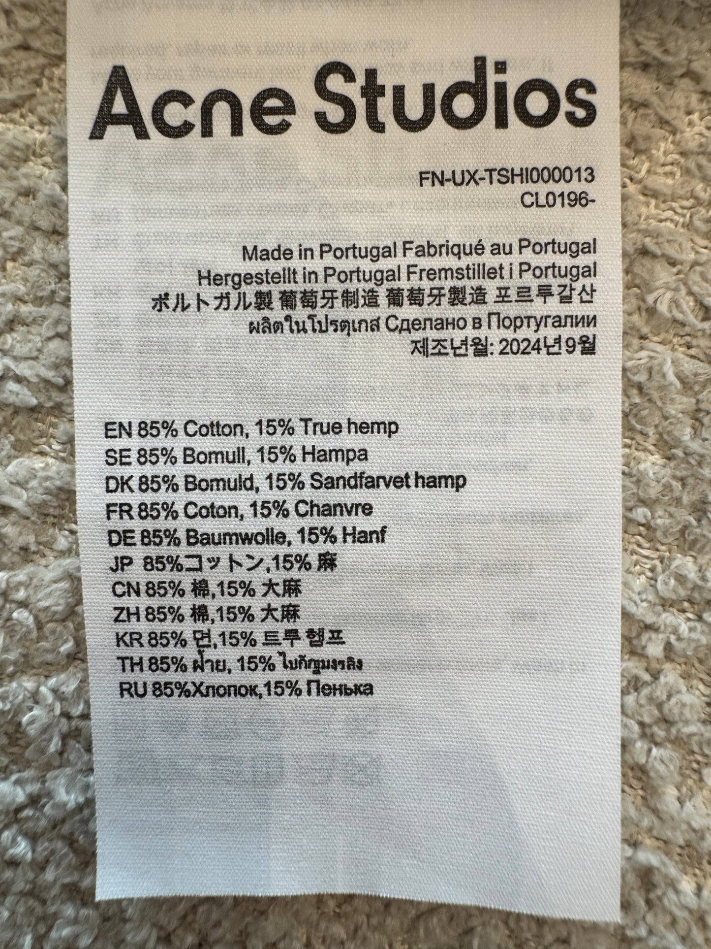 ACNE LONG TEE