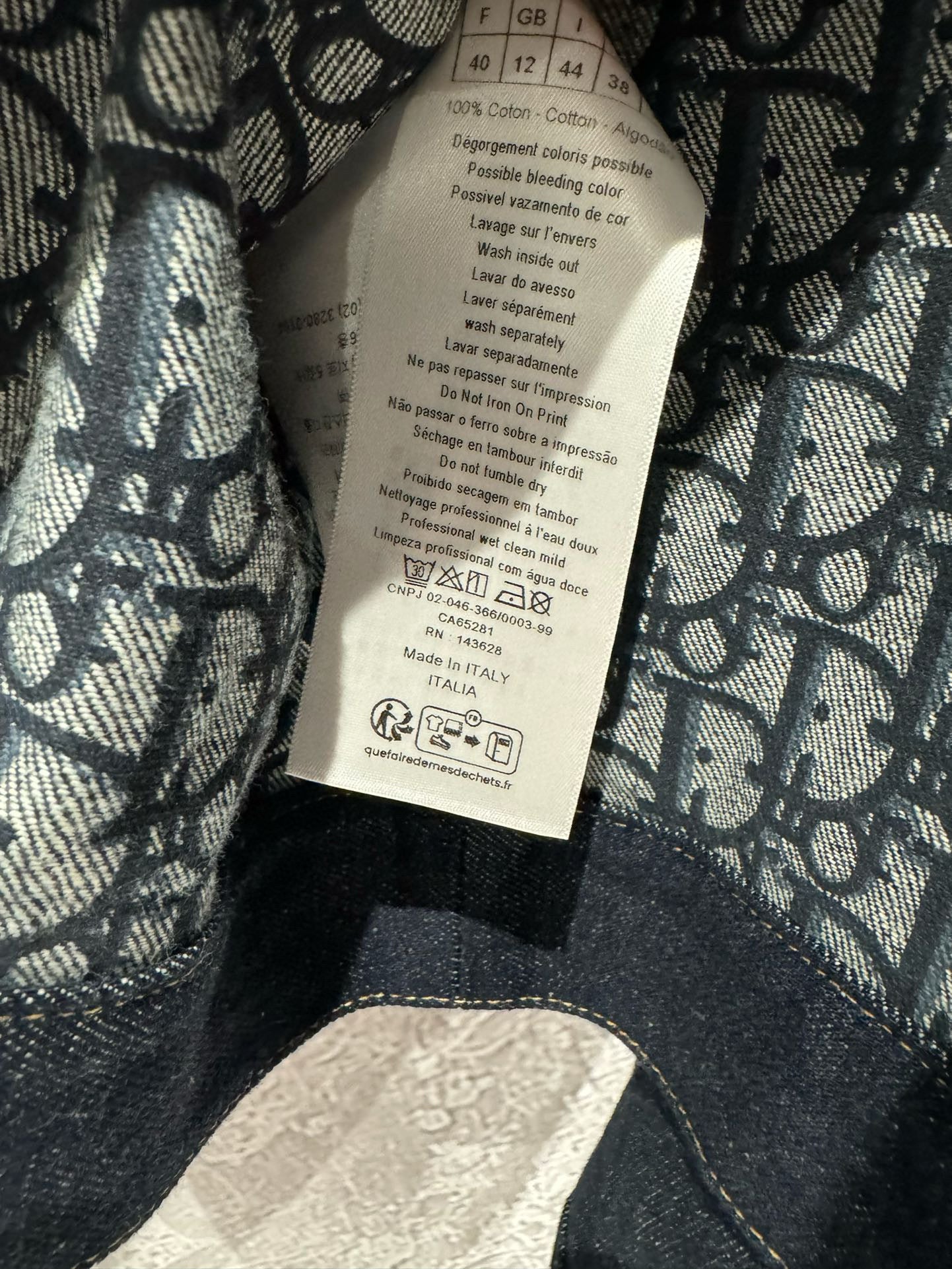 CD DENIM JACKET