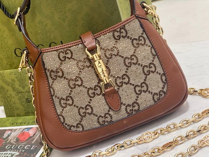 GG JACKIE 1961 CRYSTALS MINI BAG