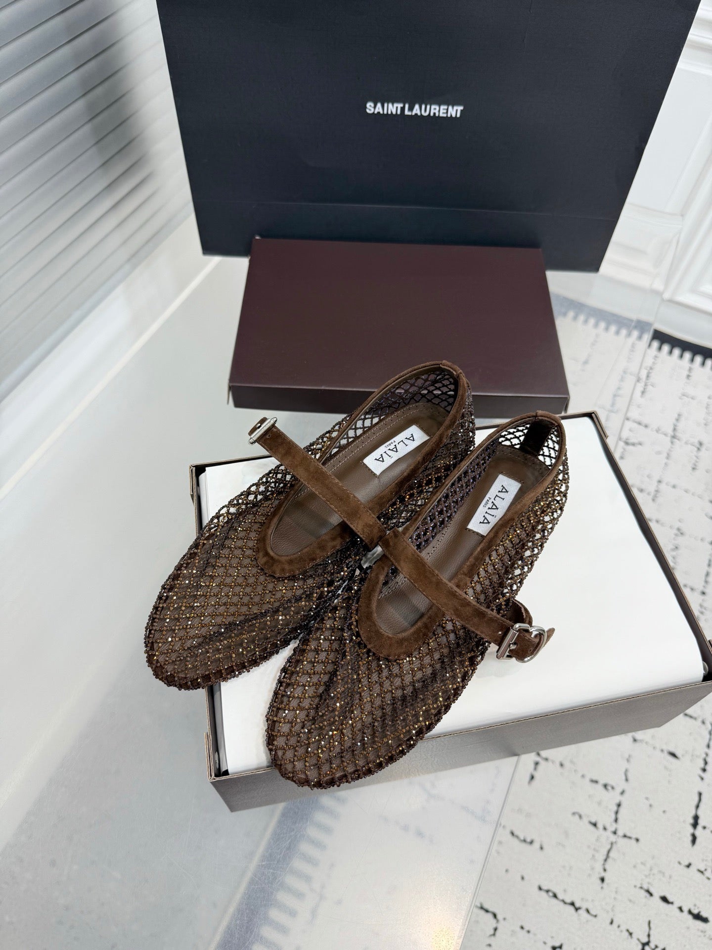 ALAIA BALLET FLATS