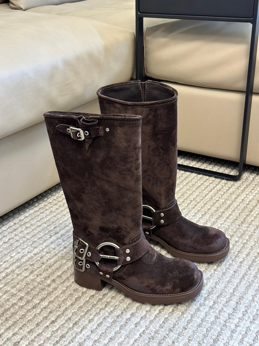 MIU M BOOTS