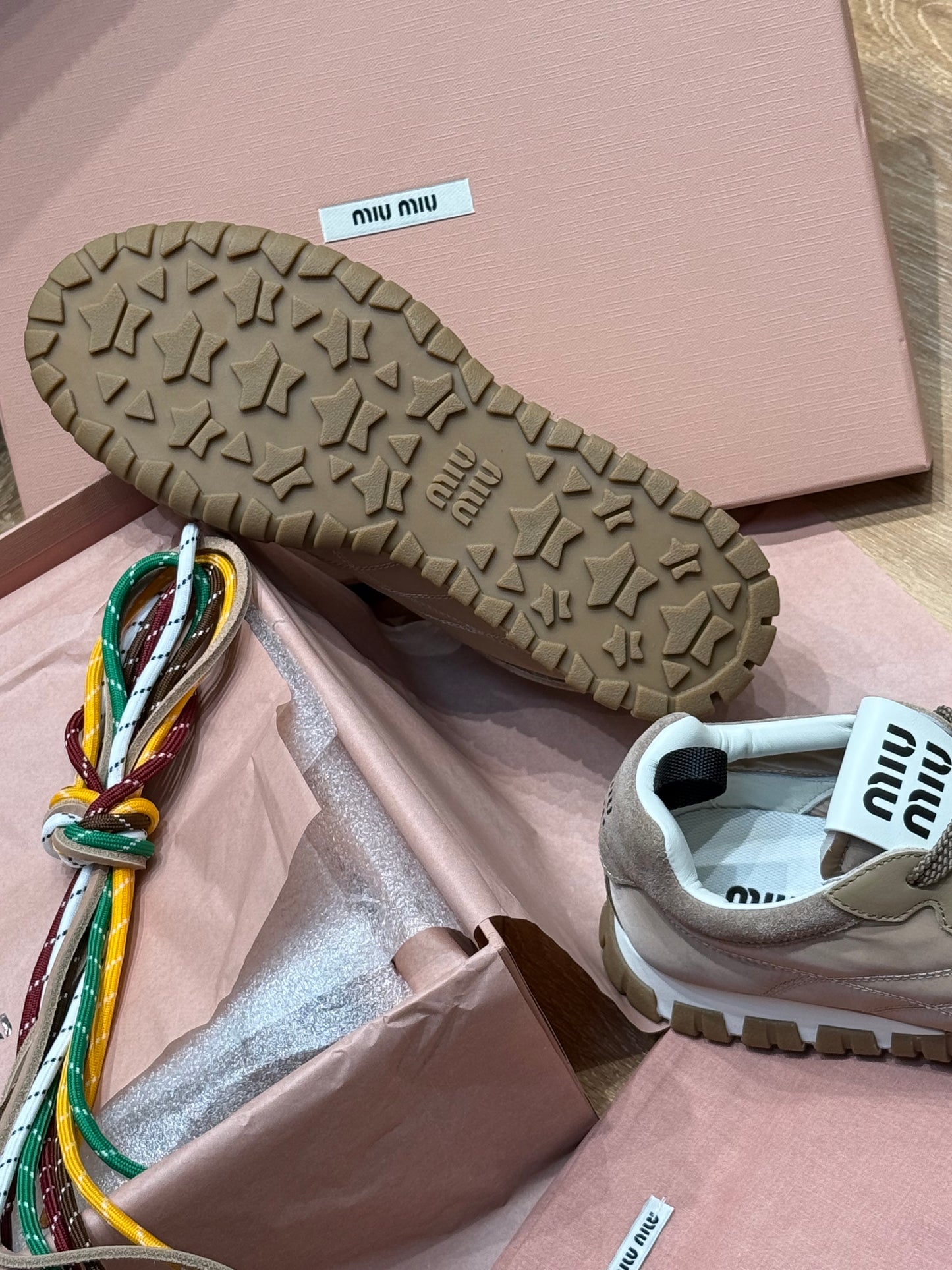 MIU M TYRE SNEAKERS