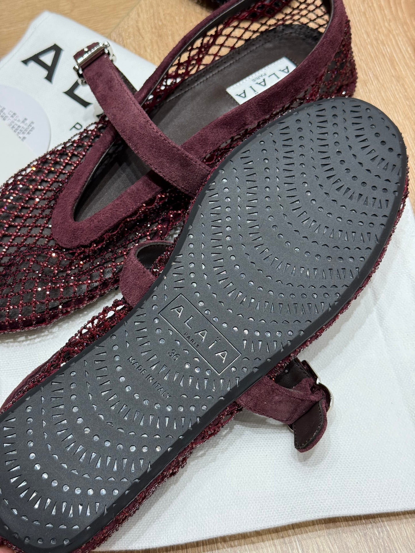 ALAIA BALLET FLATS