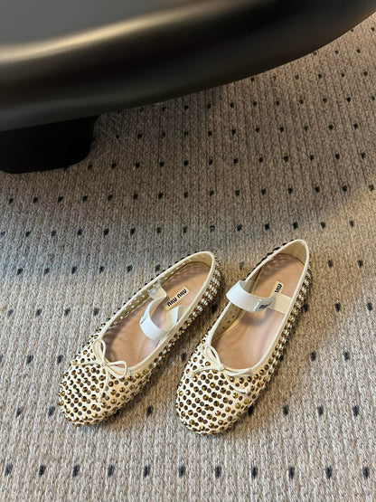 MIU M BALLET FLATS