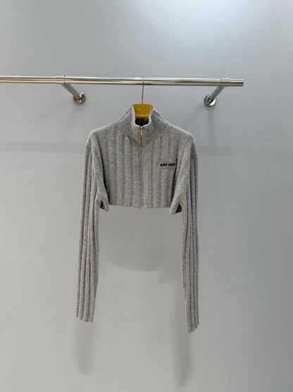 MIU M CROPPED JUMPER