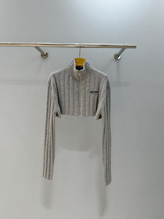 MIU M CROPPED JUMPER