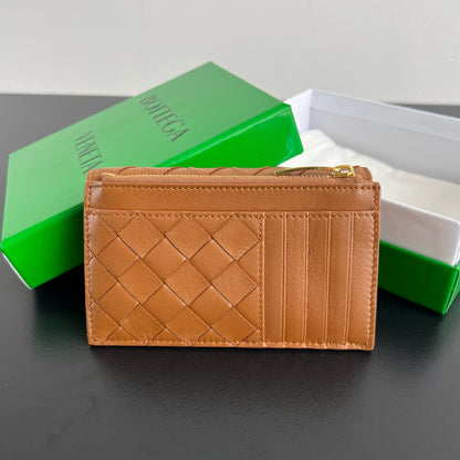 BV ANDIAMO ZIPPERED CARD CASE