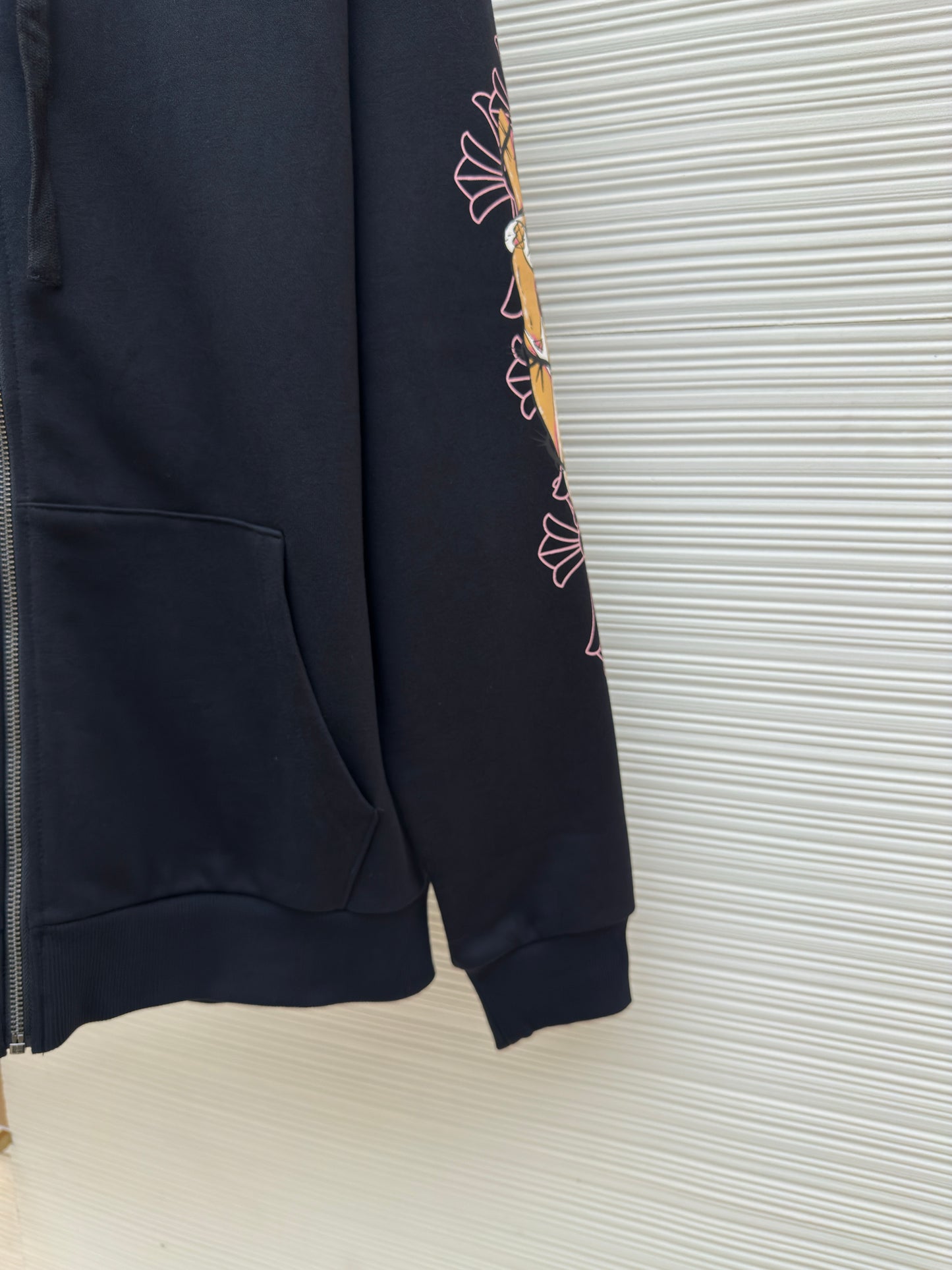 CHROME H ZIP HOODIE