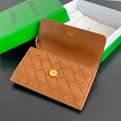 BV ANDIAMO ZIPPERED CARD CASE