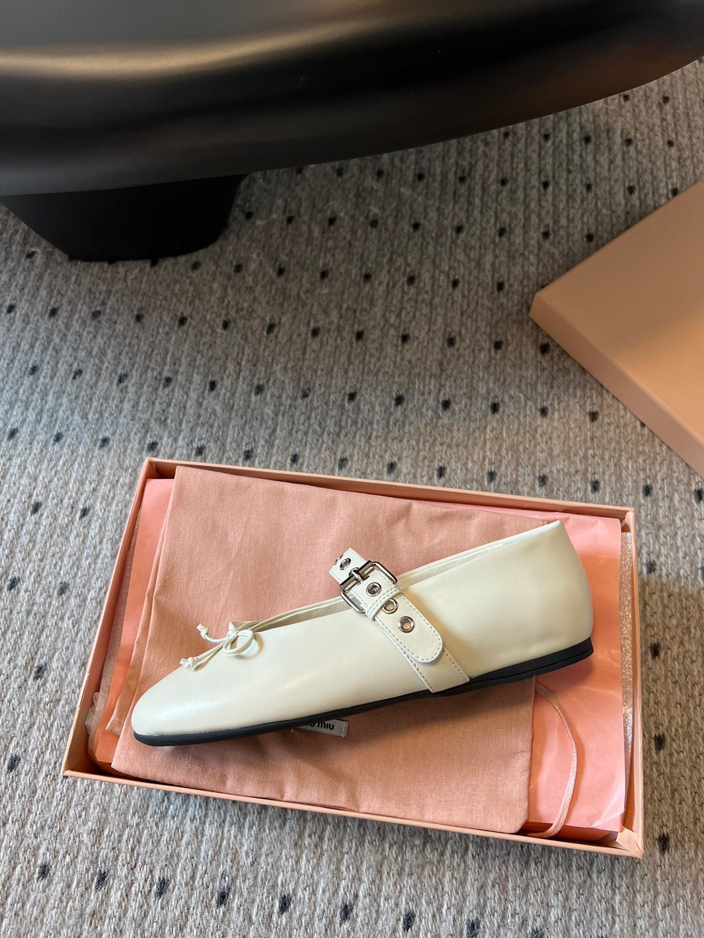 MIU M BALLERINA FLATS