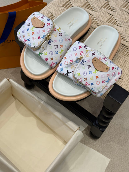 LOU PILLOW MULES