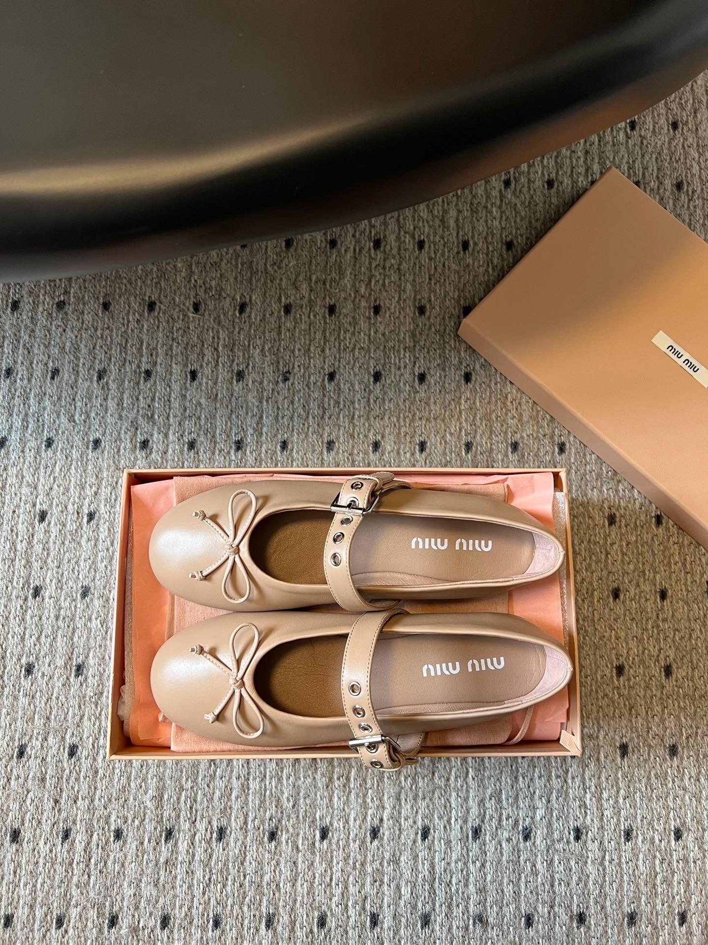 MIU M BALLERINA FLATS