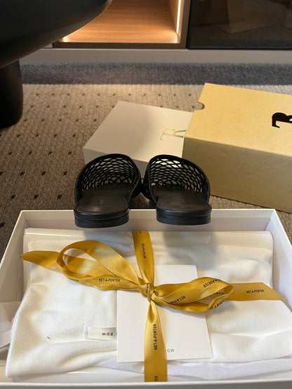 THE ROW LEATHER MULES