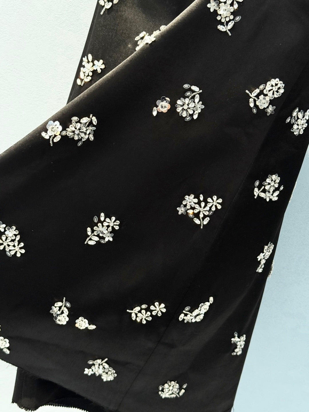 MIU M HAND EMBROIDERED DRESS