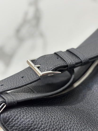 PD LEATHER BAG WITH SHOULDER STRAP