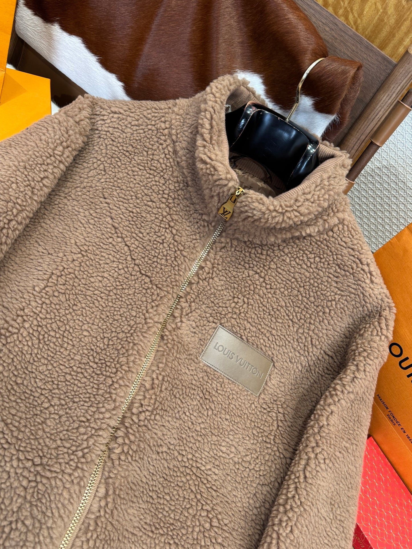 LOU ZIP FLEECE JACKET