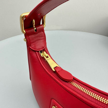 MIU M LEATHER HOBO BAG