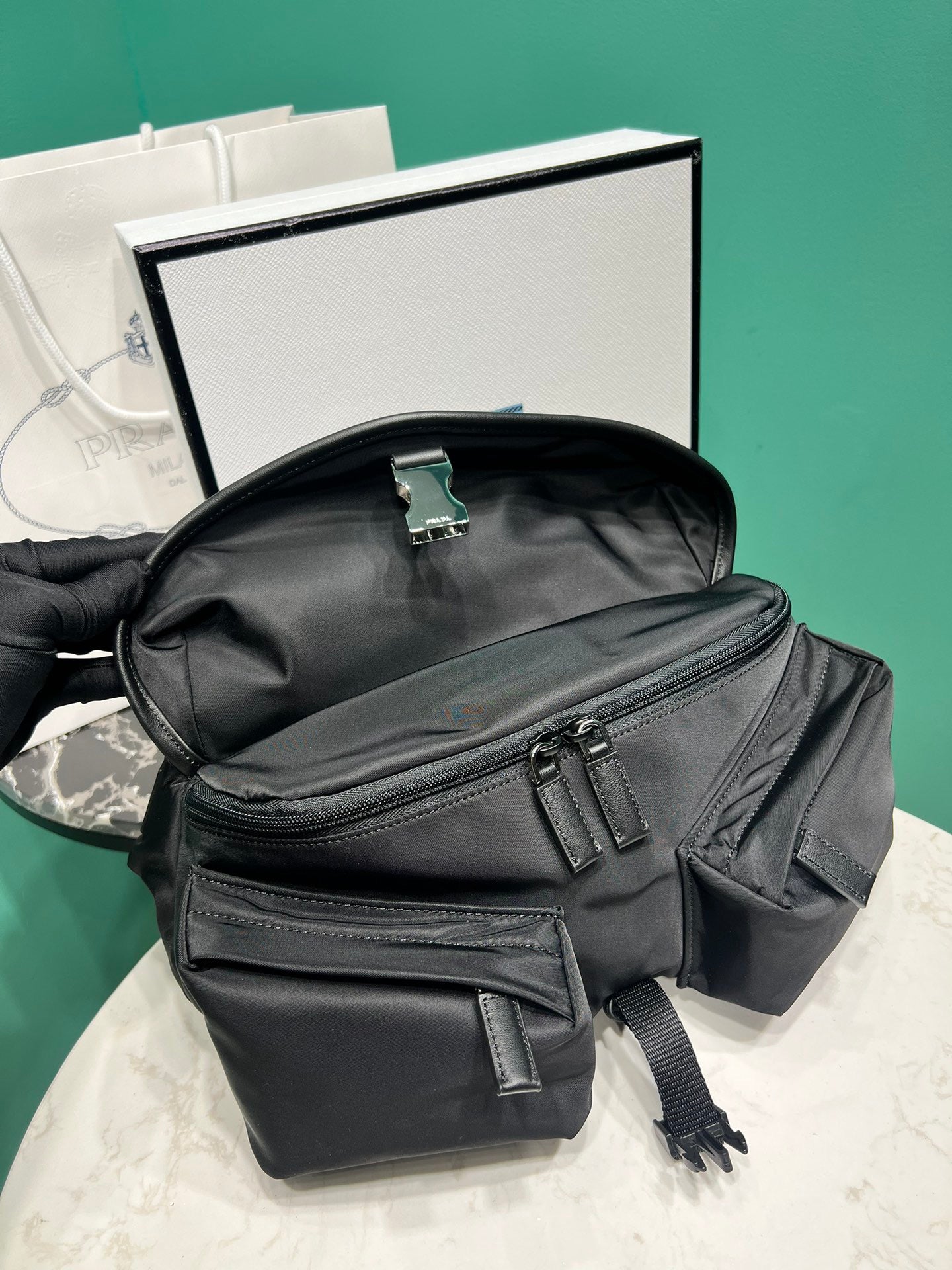PD RE-NYLON BELT BAG