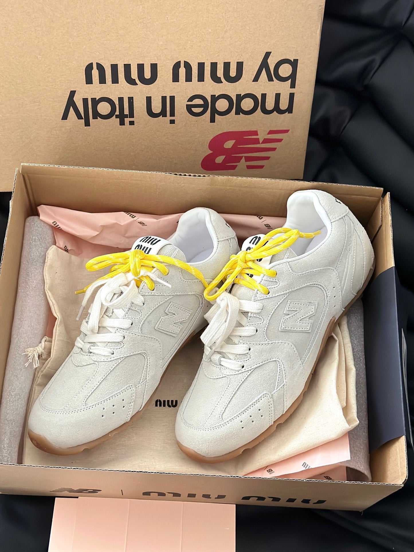 MIU M x NEW BALANCE TRAINERS
