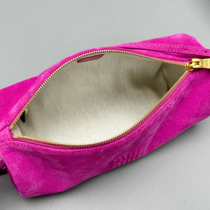MIU M SUEDE POUCH