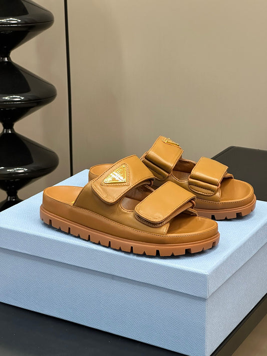 PD NAPPA LEATHER SLIDES