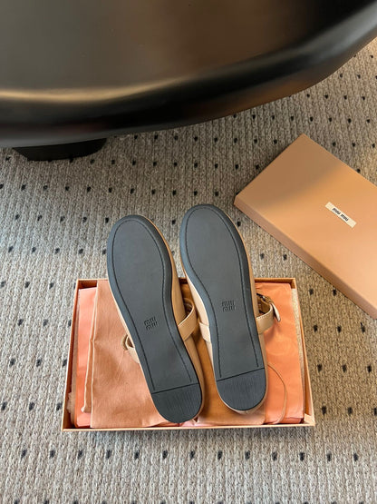 MIU M BALLERINA FLATS