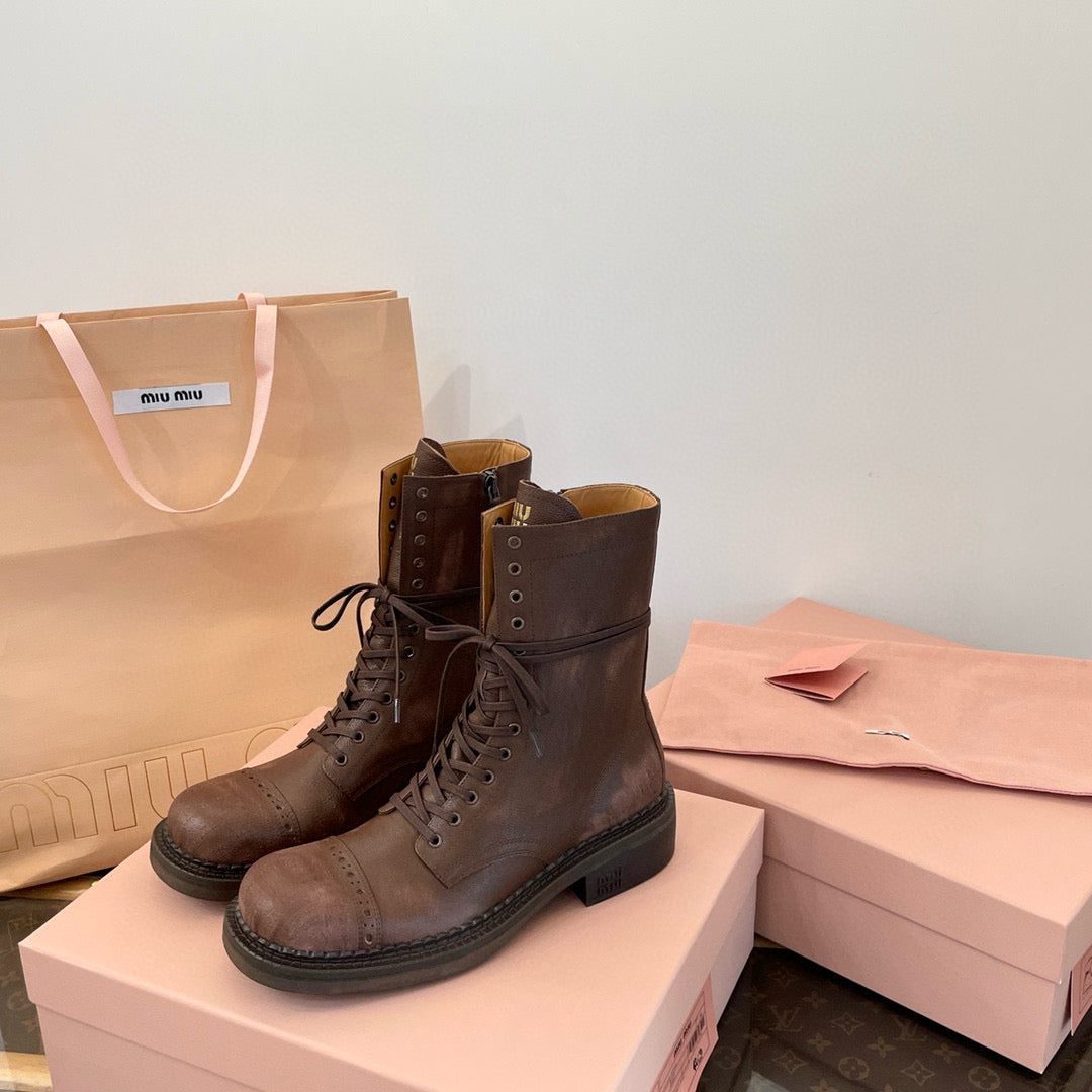 MIU M BOOTS