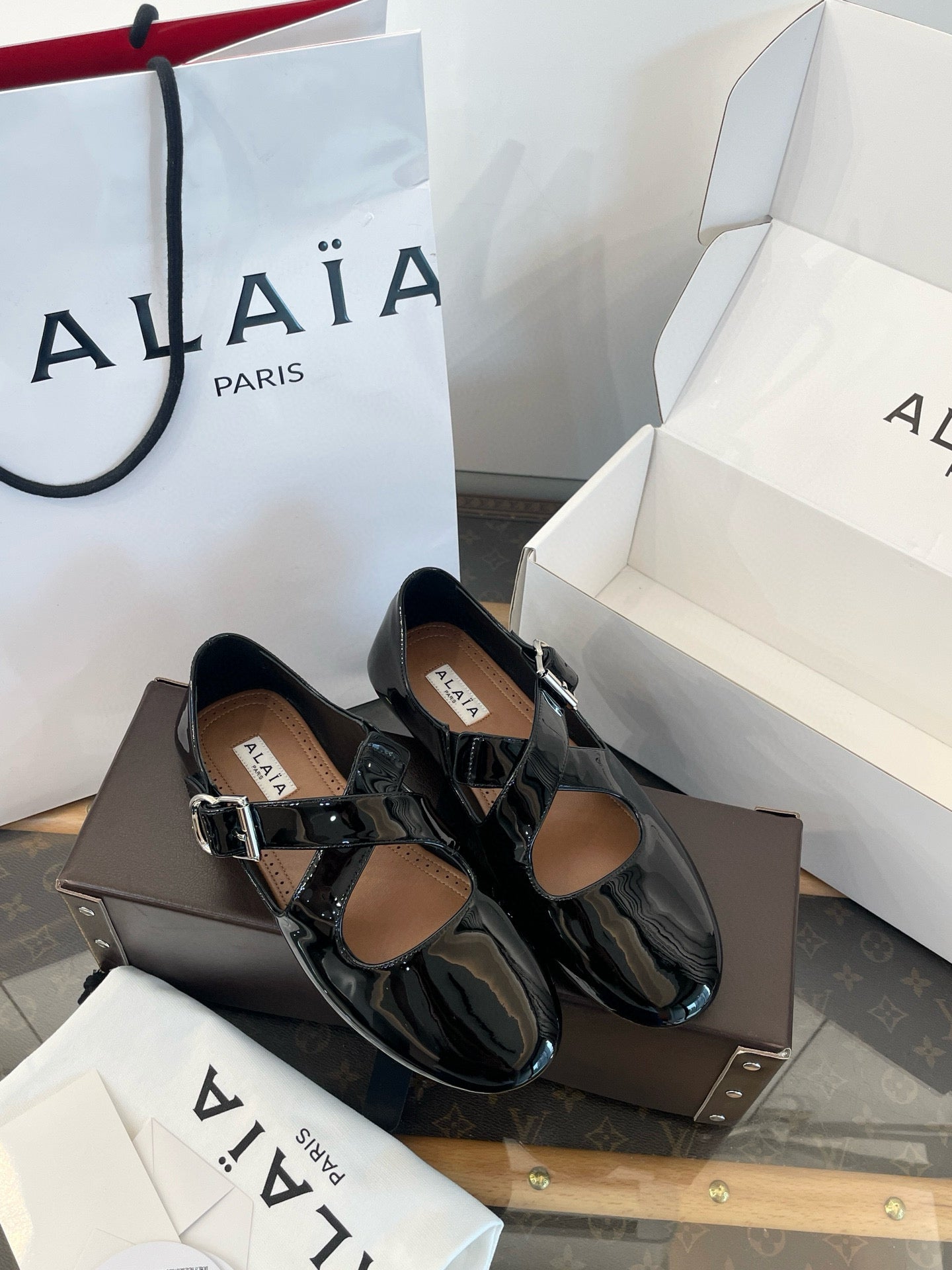 ALAIA BALLET FLATS