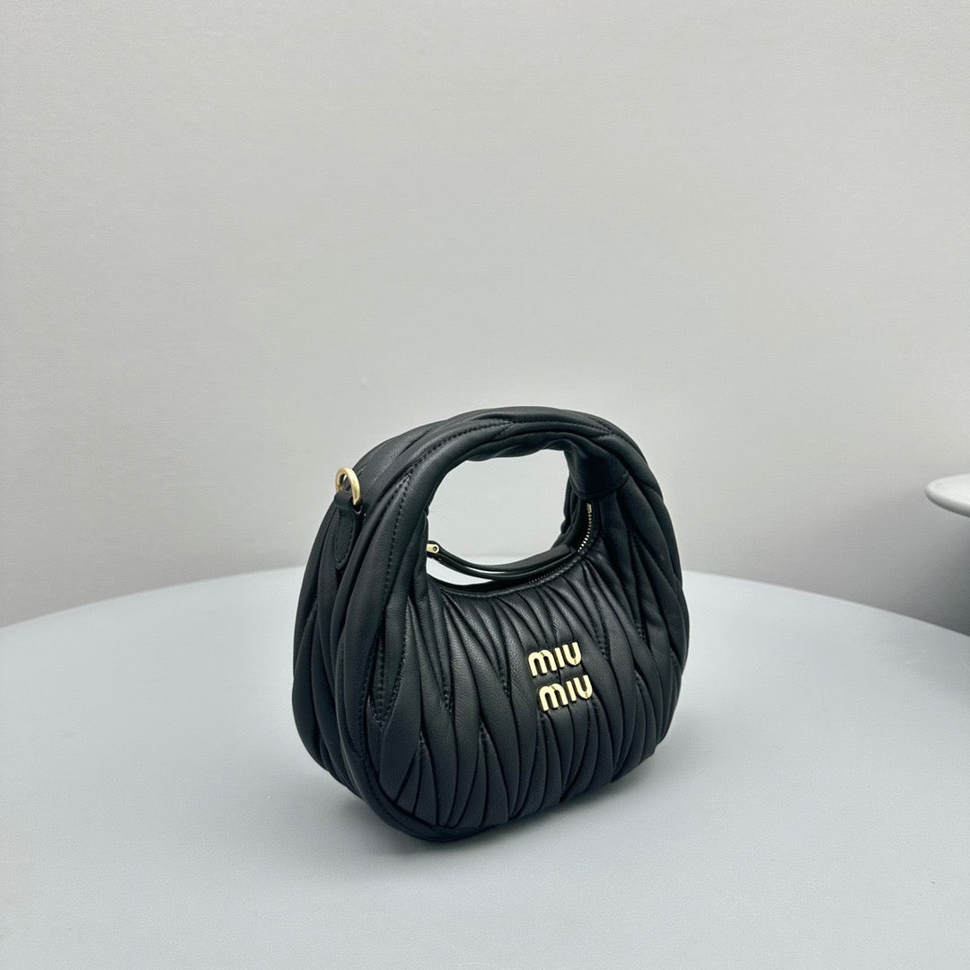 MIU M WANDER MINI HOBO BAG