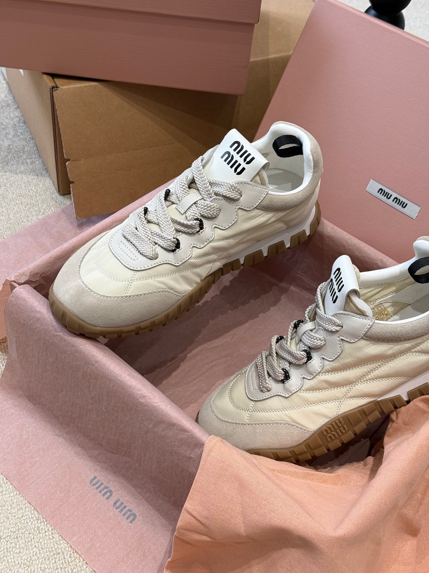 MIU M TYRE SNEAKERS