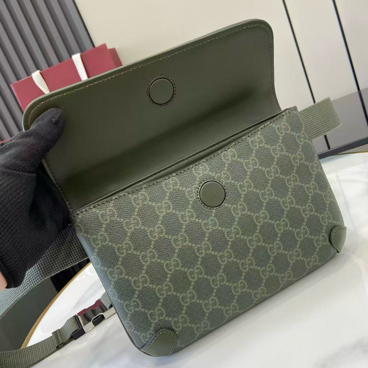GG MONOGRAM SMALL BELT BAG