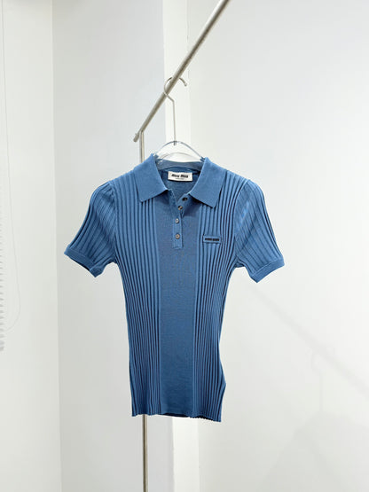 MIU M POLO SHIRT ND