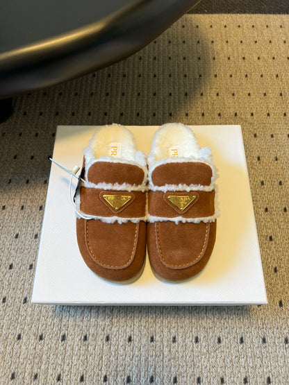 PD SHEARLING MULES
