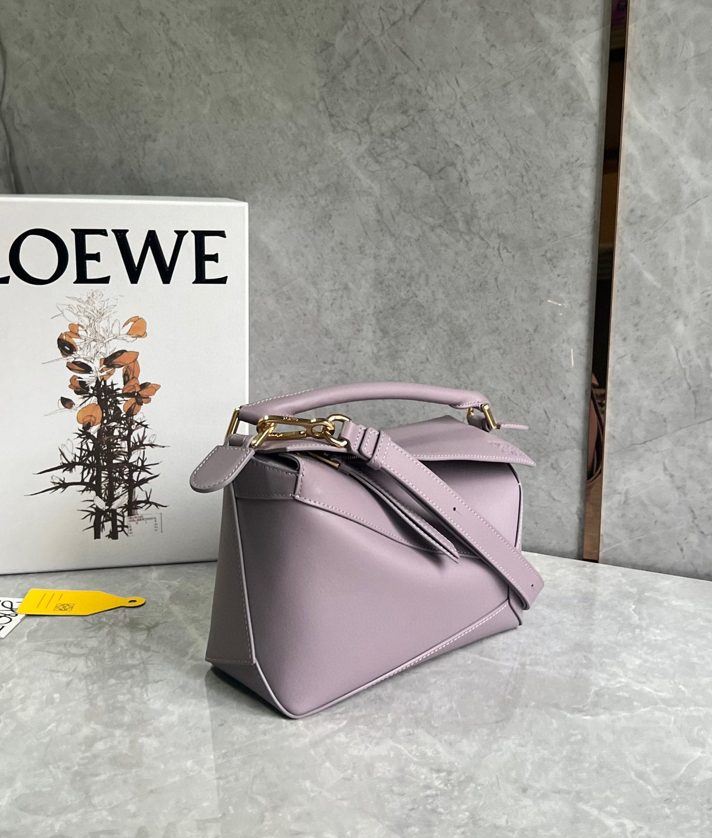 LOEW SMALL PUZZLE EDGE BAG