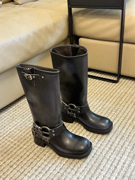MIU M BOOTS
