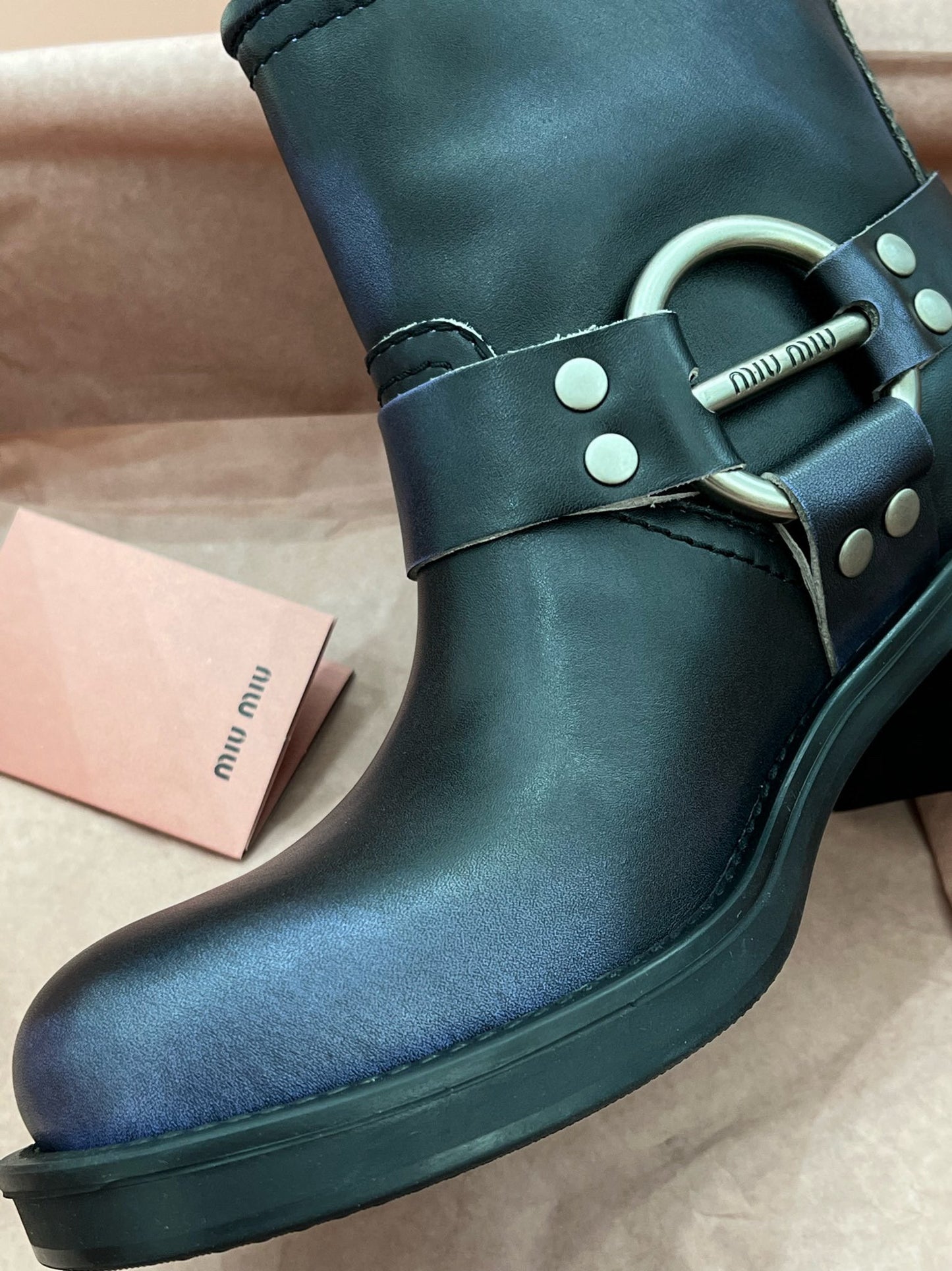 MIU M BOOTS
