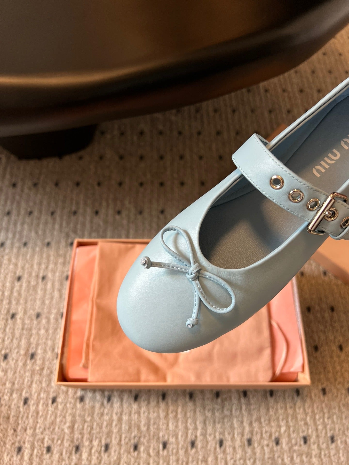 MIU M BALLERINA FLATS